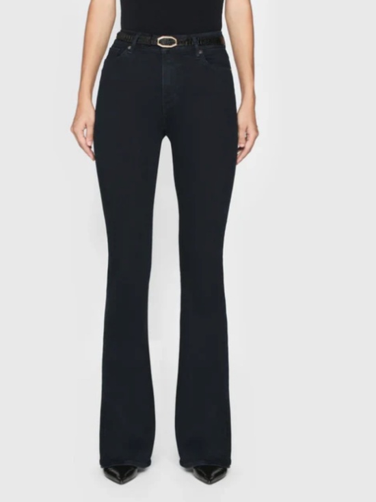 Frame Denim Pants - Le Mini Boot Size 25 Black Jeans